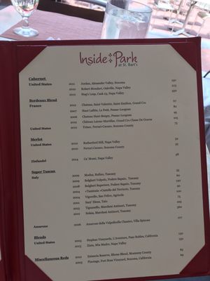 Menu photo 7 Inside Park New York, NY