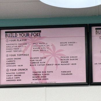 Pokemoto - Building your own poke menu - Hawaiian Near Me - Modesto, California