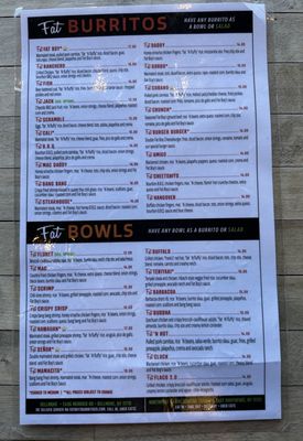 Menu photo 6 Fat Boys Burrito Bellmore, NY