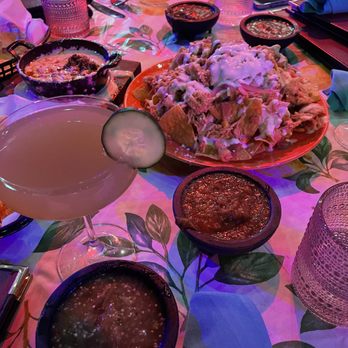 Cantina Tequila - Cucumber drink and the chicken nachos with queso fundido and chorizo - Mexican Near Me - Henderson, Nevada Cantina Tequila - Cucumber drink and the chicken nachos with queso fundido and chorizo - Mexican Near Me - Henderson, Nevada
