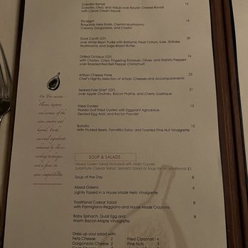 The Fig Tree Restaurant - Menu - New American Near Me - Charlotte, North Carolina The Fig Tree Restaurant - Menu - New American Near Me - Charlotte, North Carolina