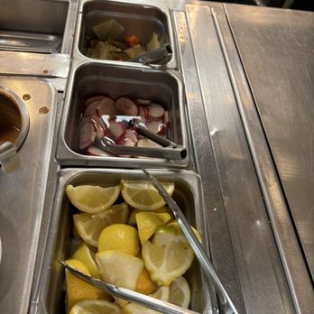 Las Salsas Taqueria - Condiment bar - Mexican Near Me - Orange, California