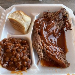 Dave's BBQ - Brisket dinner