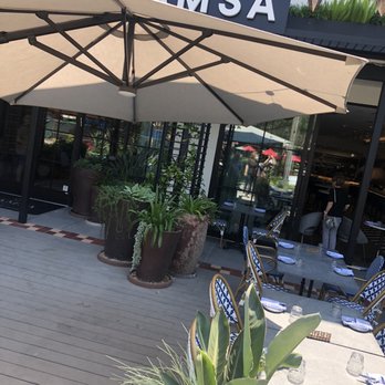 Hamsa - Exterior - lots of outdoor seating - Mediterranean Near Me - Houston, Texas Hamsa - Exterior - lots of outdoor seating - Mediterranean Near Me - Houston, Texas