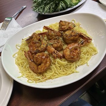 Quan Ba Ky - Shrimp garlic noodles - Noodles Near Me - Houston, Texas Quan Ba Ky - Shrimp garlic noodles - Noodles Near Me - Houston, Texas