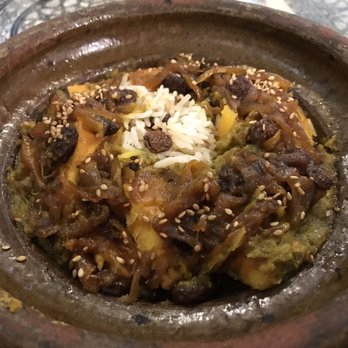 Marrakech - second course of tasting menu. an absolutely delicious chicken tagine tfaya! - Moroccan Near Me - Valencia, V Marrakech - second course of tasting menu. an absolutely delicious chicken tagine tfaya! - Moroccan Near Me - Valencia, V