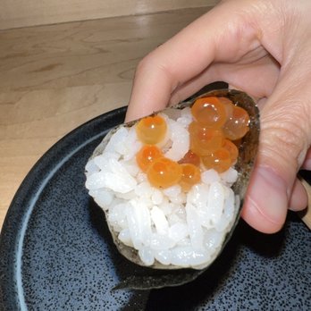 Bondi - Champagne marinated ikura hand roll  (NYE Prix Fixe Menu) - Sushi Bars Near Me - New York, New York