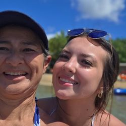 Blue Planet Haleiwa Surf Shop - My wife and daughter.