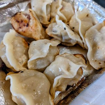 Min Min Pie House - Pork and Seafood Pot Stickers - Chinese Near Me - Alhambra, California Min Min Pie House - Pork and Seafood Pot Stickers - Chinese Near Me - Alhambra, California