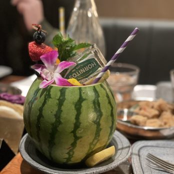 Lemongrass Brooklyn - Watermelon Margarita!! Presentation 10/10 taste 9/10 tipsy level 10/10 - Thai Near Me - Brooklyn, New York