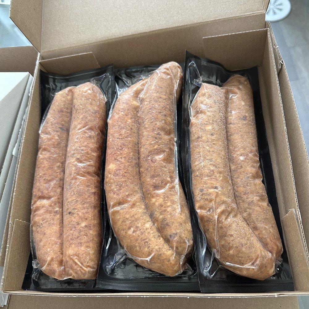 Woodward Meats Uptown Express - Spanish Iberico pork and cranberry sausage - Meat Shops Near Me - Toronto, Ontario