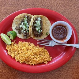Comida De 3 Tacos Callejeros Mexicanos / 3 Mexican Street Tacos Meal