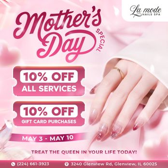 La Mode Nails - Nail Salons Near Me - Glenview, Illinois