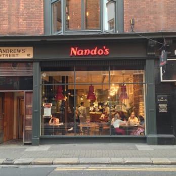 Nando's - Outside the glorious establishment that is Nando's on St. Andrews Street in Dublin. - Portuguese Near Me - Dublin, D