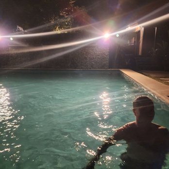 Lio Villas Resort - Nighttime swim in the pool - Hotels & Travel Near Me - El Nido, PLW