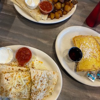 Granny’s Kitchen - Breakfast Quesadilla , 2/3 French Toast, El Vaquero - Breakfast & Brunch Near Me - Oklahoma City, Oklahoma