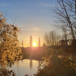 Kla Ha Ya Park - View from the Snohomish River Front Trail, after walking down from the Kla Ha Ya Park