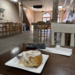 Atlas Coffee - Homemade cinnamon roll.