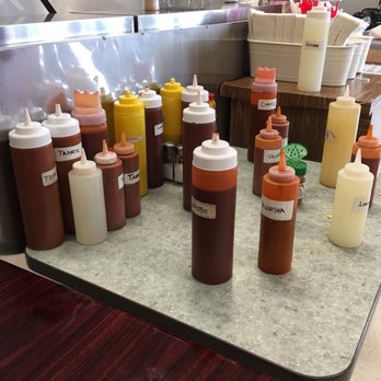 Jugos y Liquados Los Gavilanes - a variety of condiments - Mexican Near Me - Everett, Washington Jugos y Liquados Los Gavilanes - a variety of condiments - Mexican Near Me - Everett, Washington