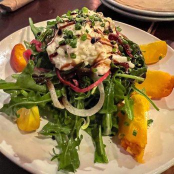 HopSaint Brewing - Peach burrata salad - New American Near Me - Torrance, California