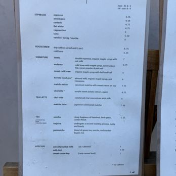 Laveta - menu - Coffee & Tea Near Me - Los Angeles, California Laveta - menu - Coffee & Tea Near Me - Los Angeles, California
