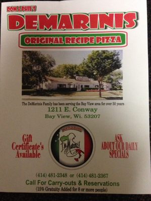 Dom & Phil DeMarinis Original Recipes by null