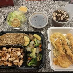 O Sushi - Chicken Hibachi, Shrimp & Vegetable Tempura