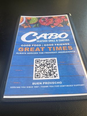 Menu photo 1 Cabo Seafood Grill & Cantina Oxnard, CA Menu photo 1 Cabo Seafood Grill & Cantina Oxnard, CA