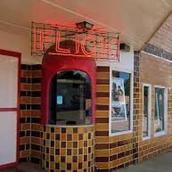 Flick Theatre - The old box office probably the same one used in the 1920s. Awesome vintage theater