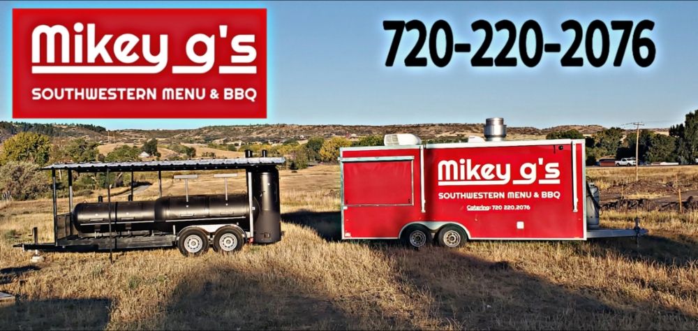 Mikey g's Southwestern Menu & BBQ Logo