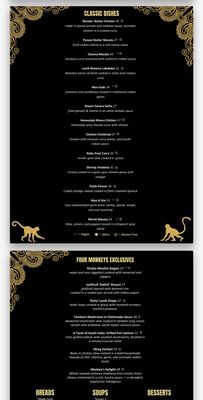Menu photo 1 Four Monkeys Summit, NJ