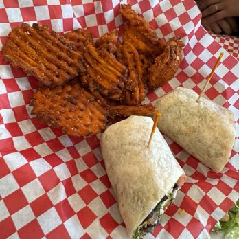 The Huckleberry Patch - Avalanche wrap - Desserts Near Me - Hungry Horse, Montana