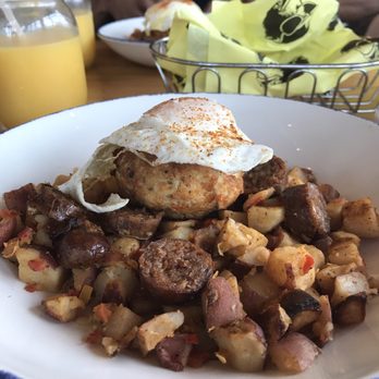 Bad Monkey - Egg crab cake potato chorizo base - Burgers Near Me - Ocean City, Maryland Bad Monkey - Egg crab cake potato chorizo base - Burgers Near Me - Ocean City, Maryland