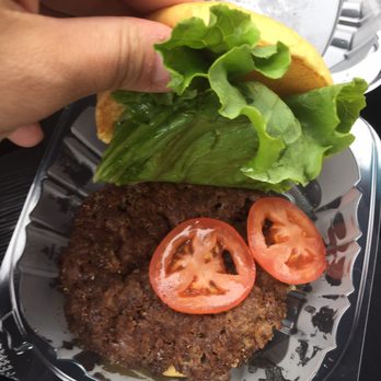 Smashburger - Tiny tomatoes and weltering lettuce on a hockey puck of a "burger" - Burgers Near Me - Port Washington, New York Smashburger - Tiny tomatoes and weltering lettuce on a hockey puck of a "burger" - Burgers Near Me - Port Washington, New York