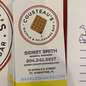 Cousteau's Waffle & Milkshake Bar - Business info - Waffles Near Me - St Augustine, Florida