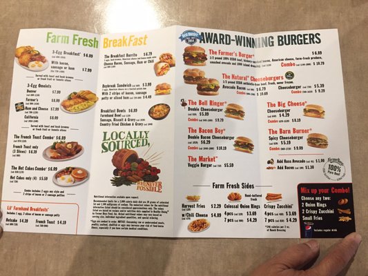 Menu photo 8 Farmer Boys Las Vegas, NV