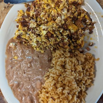 Las Isabelas - Chorizo with eggs and standard rice and beans - Mexican Near Me - Morgan Hill, California Las Isabelas - Chorizo with eggs and standard rice and beans - Mexican Near Me - Morgan Hill, California