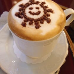 Garten-Cafe - Ist der Café nicht Super. Häferlkaffee