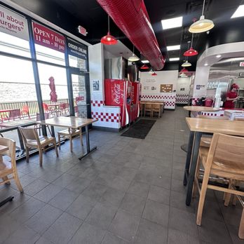 Five Guys - Inside seating - Burgers Near Me - Mckinney, Texas Five Guys - Inside seating - Burgers Near Me - Mckinney, Texas