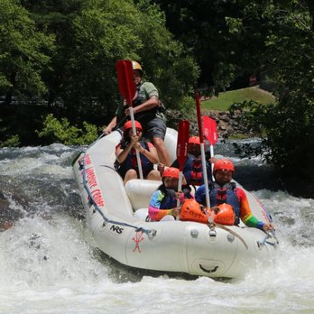 Ocoee Adventure Center - Dropping Edge of the World on the Upper Ocoee - Rafting/Kayaking Near Me - Copperhill, Tennessee