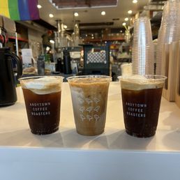 The original bird x2 and Iced vanilla with oat and brown sugar syrup The original bird x2 and Iced vanilla with oat and brown sugar syrup