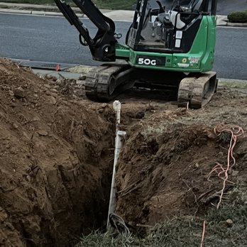 Beginning 2 End Home Improvement - a small excavator digging a trench - General Contractors Near Me Beginning 2 End Home Improvement - a small excavator digging a trench - General Contractors Near Me