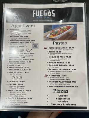 Menu photo 2 Fuegos Del Sur - Kendall Kendall, FL Menu photo 2 Fuegos Del Sur - Kendall Kendall, FL