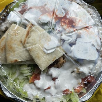 The Halal Guys - Chicken & Beef Platter - Halal Near Me - Atlanta, Georgia The Halal Guys - Chicken & Beef Platter - Halal Near Me - Atlanta, Georgia