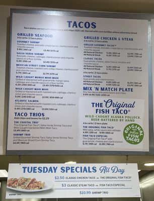 Menu photo 4 Rubio's Coastal Grill Santa Ana, CA