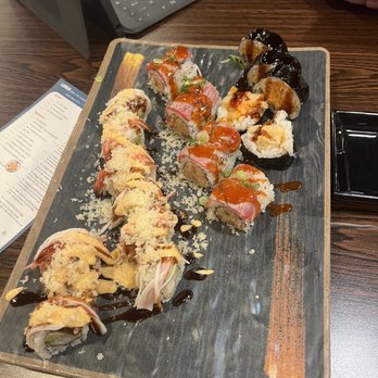 Haya Sushi - Shaggy Dog(8pcs) New Surf & Turf(8pcs) Sweet Potato Roll - Japanese Near Me - Springfield, Massachusetts