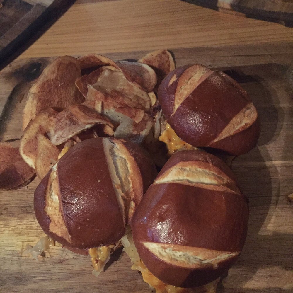 DAS Beer Garden - Bratwurst Sliders $12 - Sports Bars Near Me - Jupiter, Florida