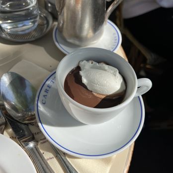 Carette - Hot chocolate with cream - Tea Rooms Near Me - Paris, 75 Carette - Hot chocolate with cream - Tea Rooms Near Me - Paris, 75