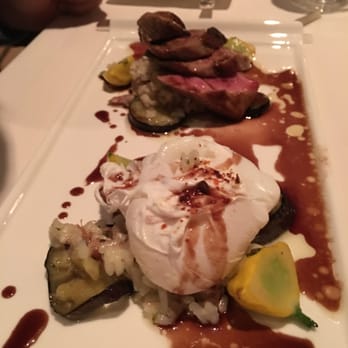 The Grant Grill - Duck, Roasted Breast, Poached Egg - Diners Near Me - San Diego, California The Grant Grill - Duck, Roasted Breast, Poached Egg - Diners Near Me - San Diego, California