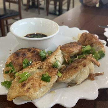 Basil House - Pan Fried Pork Dumplings, 10/10 - Thai Near Me - Texas City, Texas